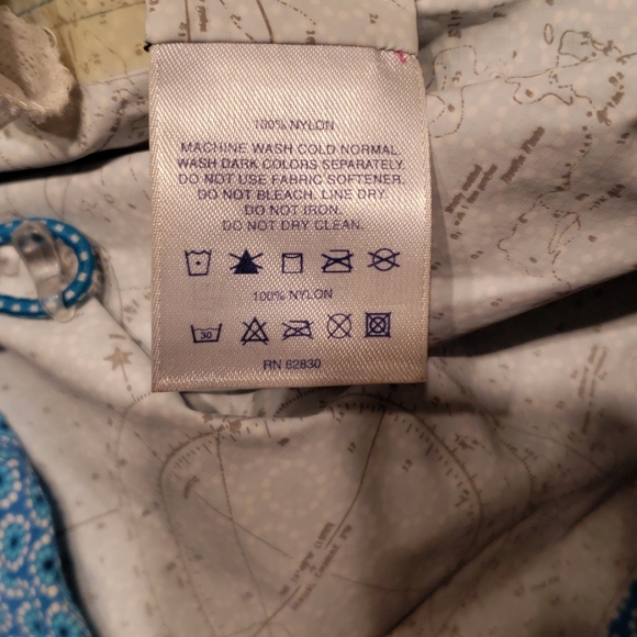 Lands End Girl's Raincoat - Picture 5 of 5